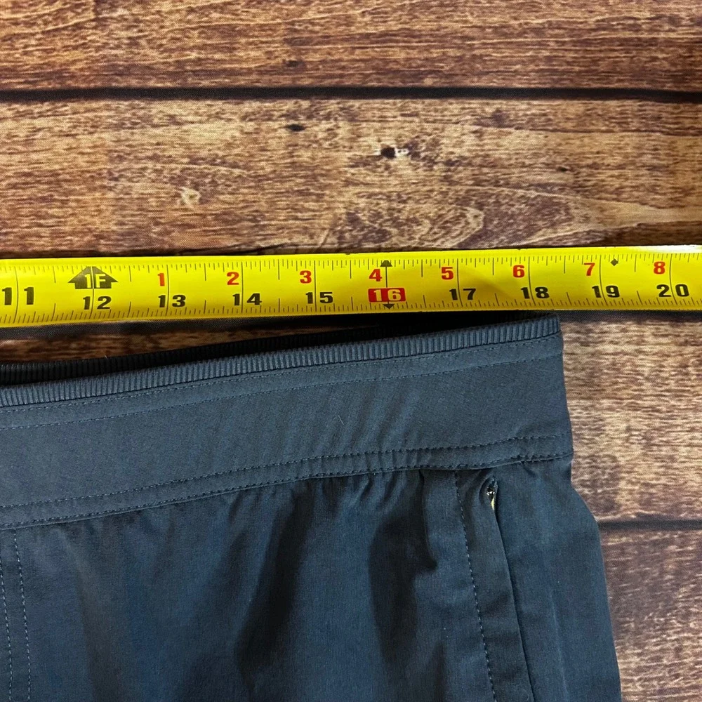 Kuhl Mens Pull On Hiking Travel Pants Blue Lightweight Stretch Roll Up XL Reg